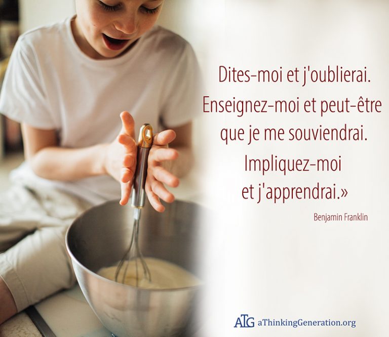 Les enfants apprennent en faisant