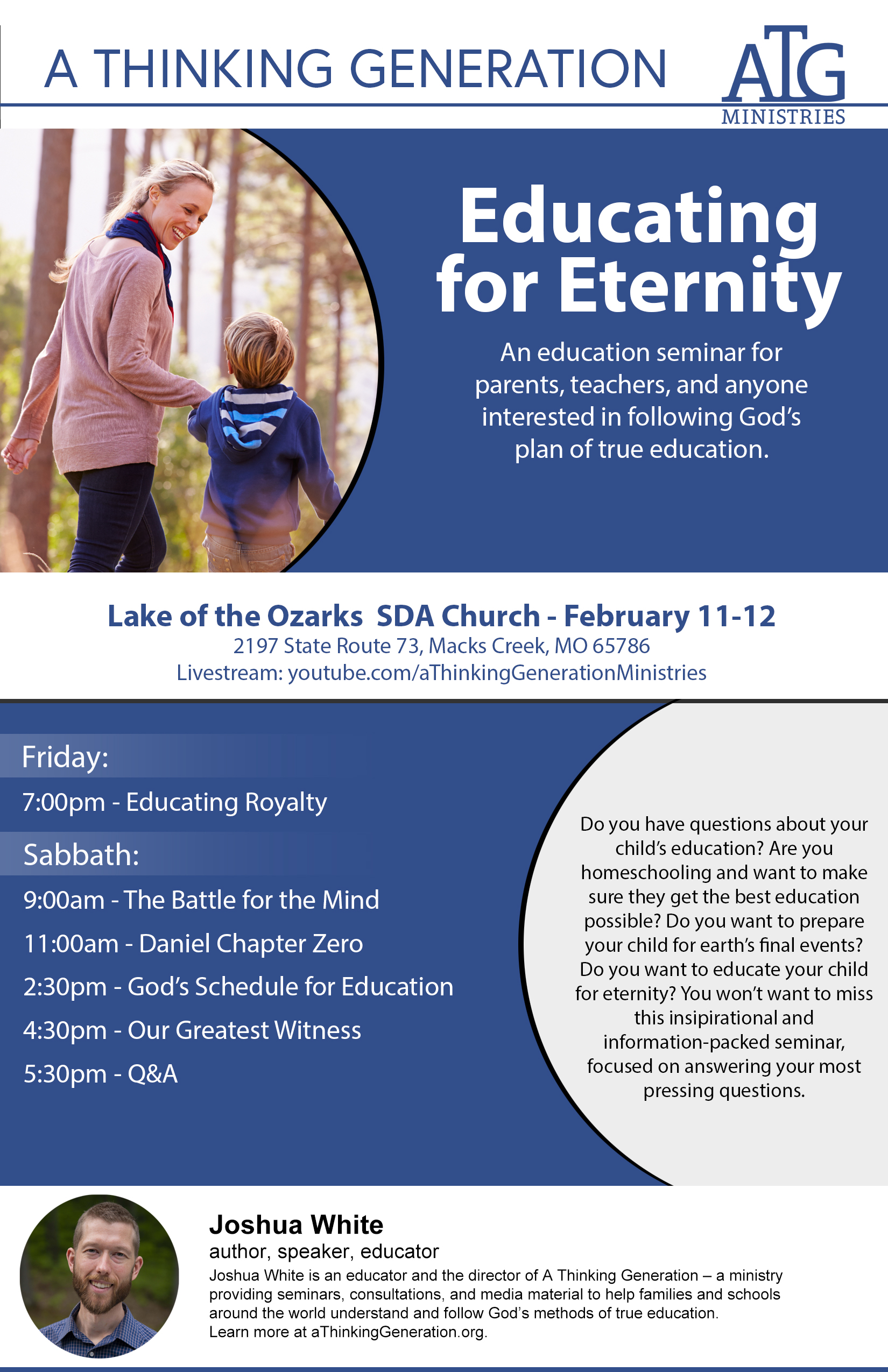 Lake of the Ozarks SDA Church, Macks Creek, Missouri February 11 12